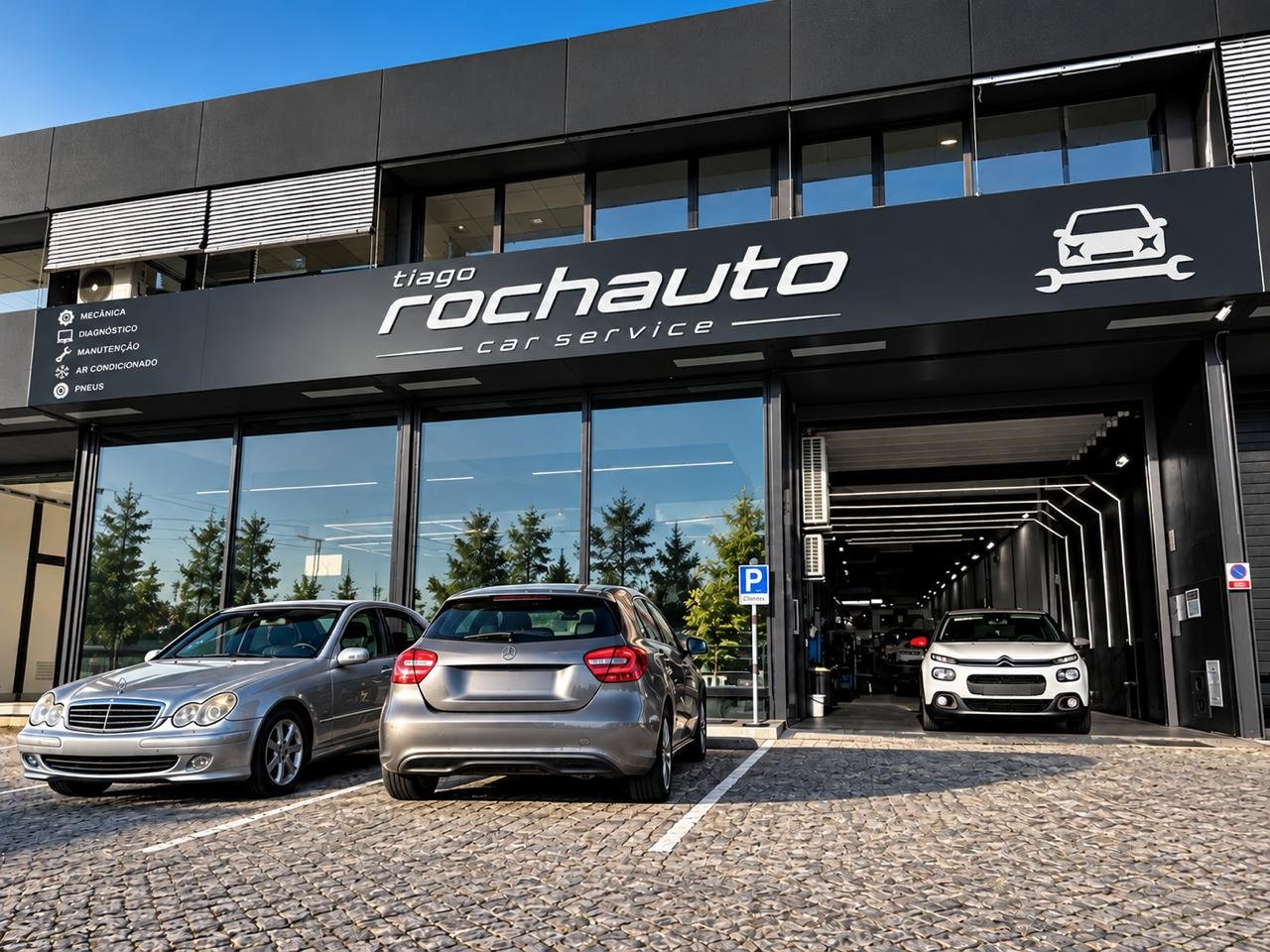 Fachada atual da Tiagorochauto em Campo, Valongo